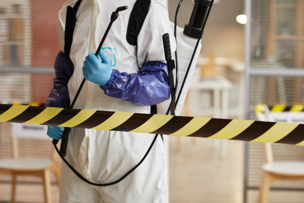 Professional Trauma Scene Cleanup technician working in Lenzburg, IL